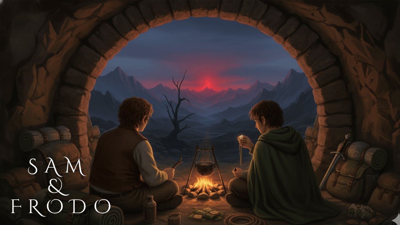 Medieval Music for Courage in Shadow | Frodo and Sam