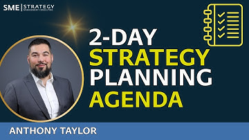How to Structure a 2-Day Strategic Planning Agenda - Full Walkthrough