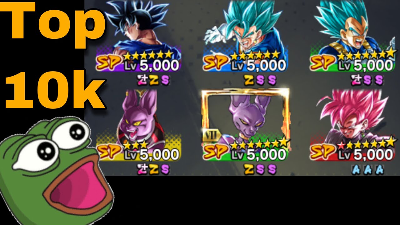 NO COMMENTARY Testing Out Zenkai 7 Beerus 1400% in Top 10k of PVP Dragon Ball Legends