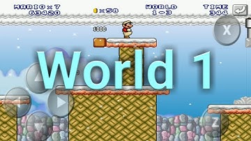 Mario Forever Android Ice Version - World 1 gameplay