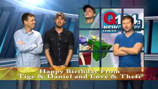 Love and Theft Birthday Greeting to Q 104-1 listeners