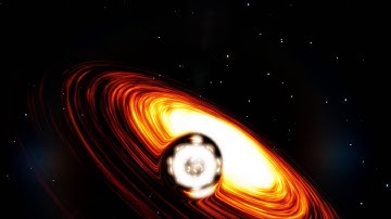 Space Engine - falling into black hole Sagittarius A