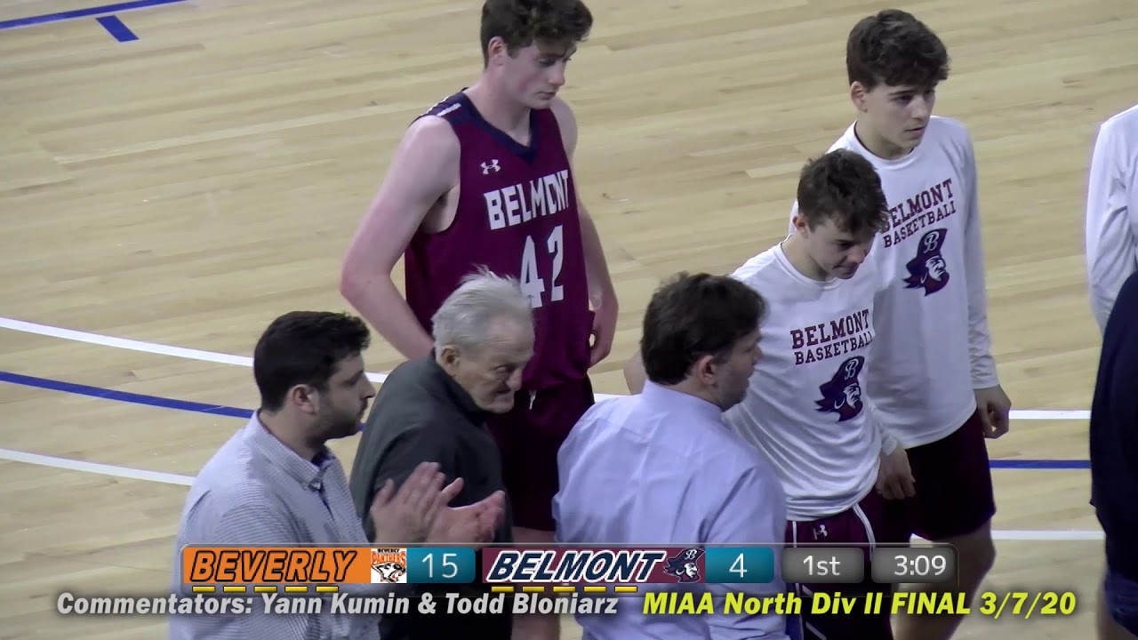 Belmont High School Boys Varsity Basketball Marauders vs Beverly