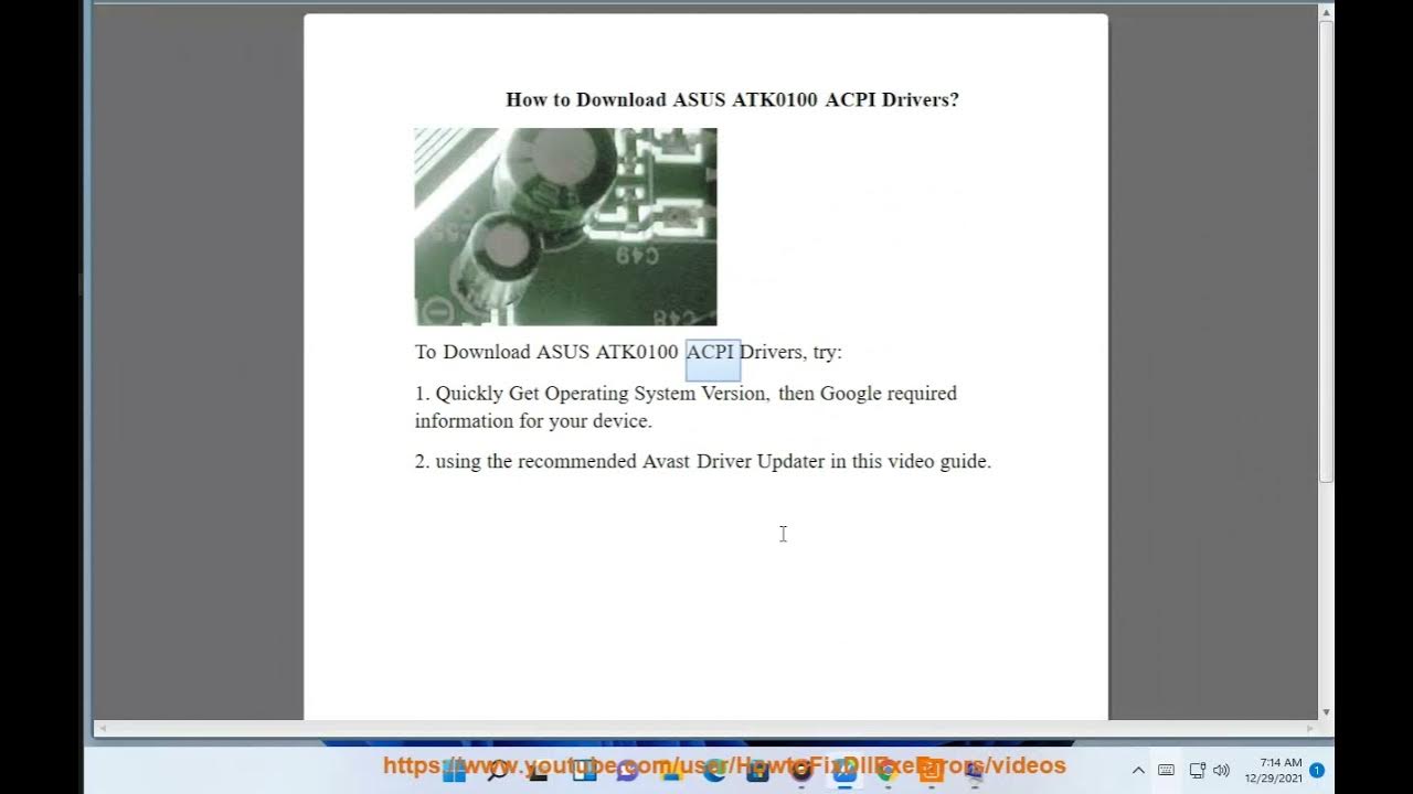 Acpi atk0110 драйвера windows 7. Acpi\atk0100.