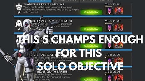 INCURSION 5 SOLO OBJEVTIVES WITH 7STAR | USE THIS 5 CHAMPS TO CLEAR AND GET 7STAR & MORE #bpmcoc