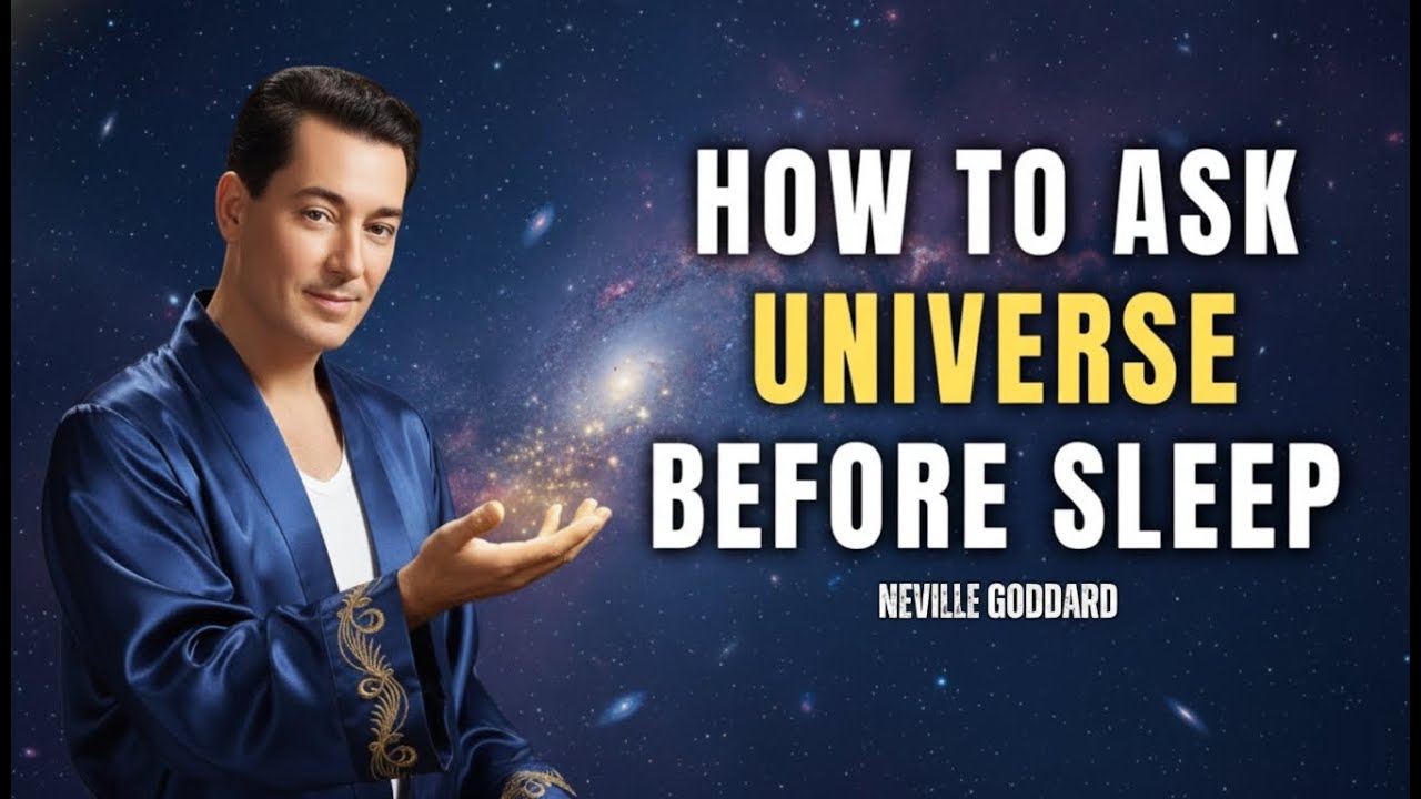 How To Ask Universe Before Sleep To Get Anything - Neville Goddard Motivation