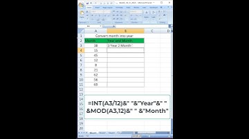 Convert month into the year on excel #exceltech #exceltips #excel #month #convertyear #monthconvert