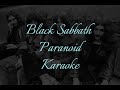 PARANOID - BLACK SABBATH - KARAOKE