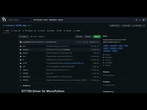 T PicoC3 Display under Micropython