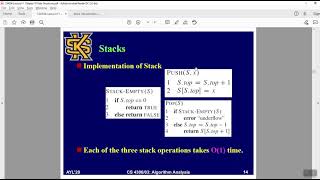 L11CS4306W01Sp21 Chapter 10 Stack and Queue Dynamic Data Structures Analyzation and Implementation