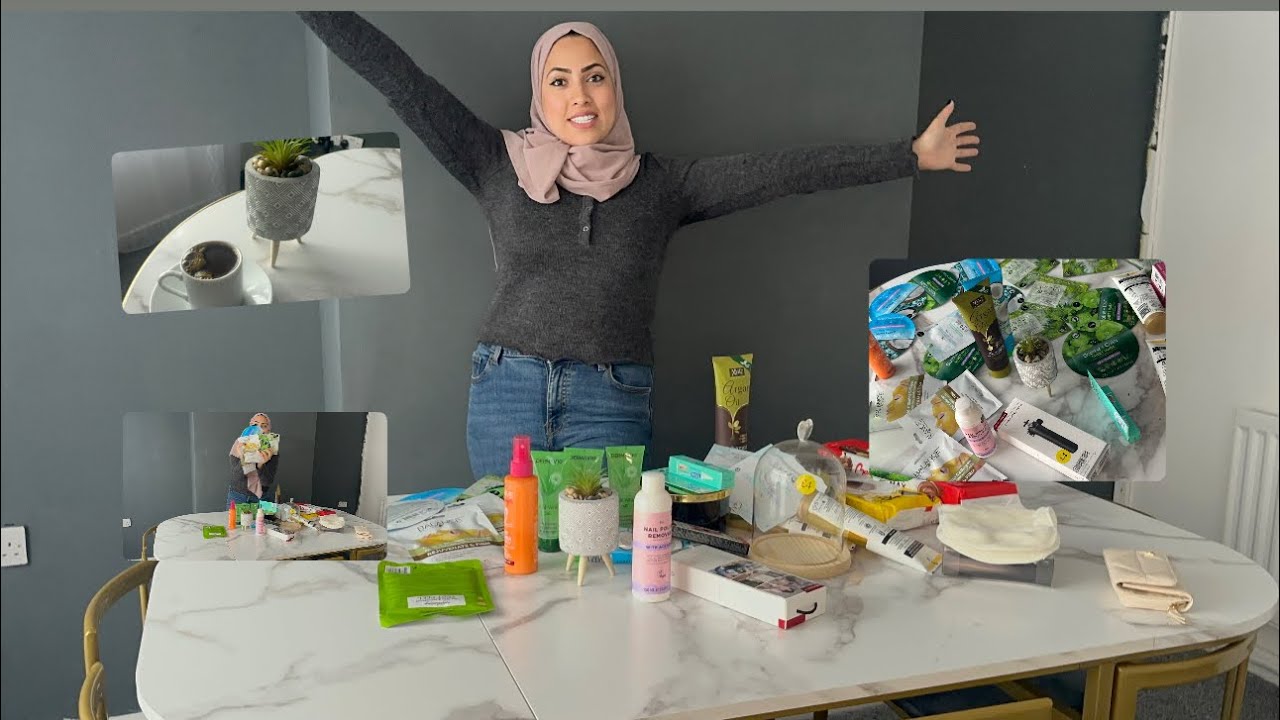 #مشتريات من بريطانيا 🇬🇧جربت ماسكات جديدة 💆🏼‍♀️تسوقو معي جوله بريف 🤷🏼‍♀️💅🏻 