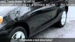 2005 Toyota Matrix XR 2WD for sale in EPHRATA, PA 17522 at G 2005 Toyota Matrix XR 2WD for sale in EPHRATA, PA 17522 at G