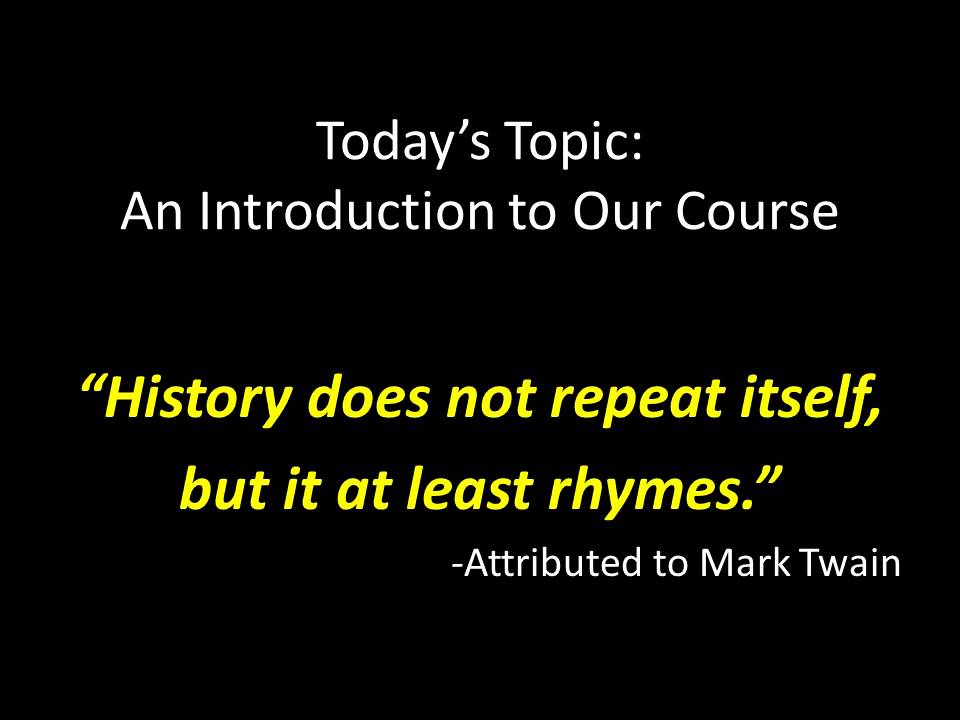 Day 2 Introduction to US History since 1877 