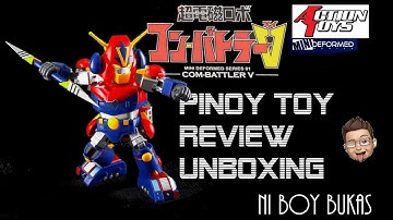 REVIEW -  Chodenji Robo Combattler V - Mini Deformed Series - Pinoy UNBOXING