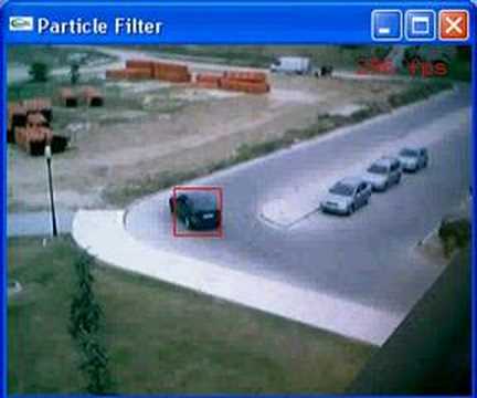 Particle Filter on GPU for visual tracking