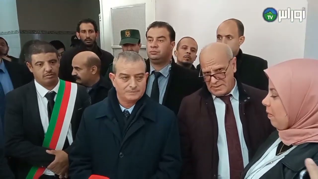 زيارة السيد والي  سعيدة  الغير المبرمجة الى العيادة المتعددة الخدمات  ببلدية السخونة