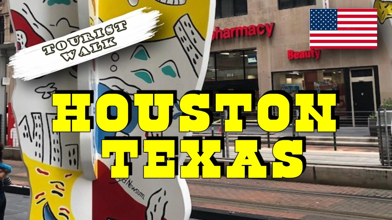 🤠  Walk Around Houston Texas is Amazing Experience - America