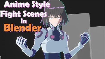 3D anime fight scene 01