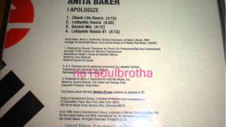 Anita Baker "I Apologize" (Gerard Mix)