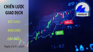 CHIẾN LƯỢC GIAO DỊCH: BITCOIN (BTC/USD) | GOLD ( XAU/USD) | GBP/AUD | 25 Jan, 2023