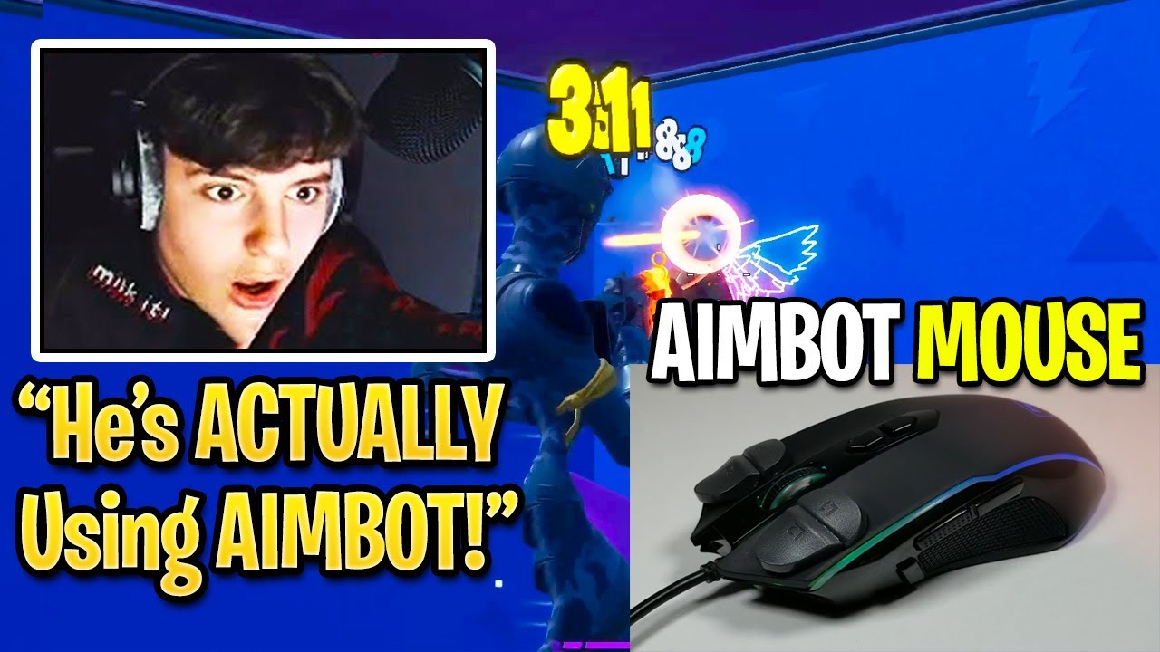 This LEGEND Built an AIMBOT Mouse with 100 ACCURACY and Used it in