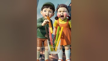 Squid Game AI Korean Snack ASMR #squidgame #squidgame2 #ai #asmr