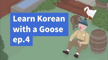Learn Korean with games - [Untitled Goose Game] ep4