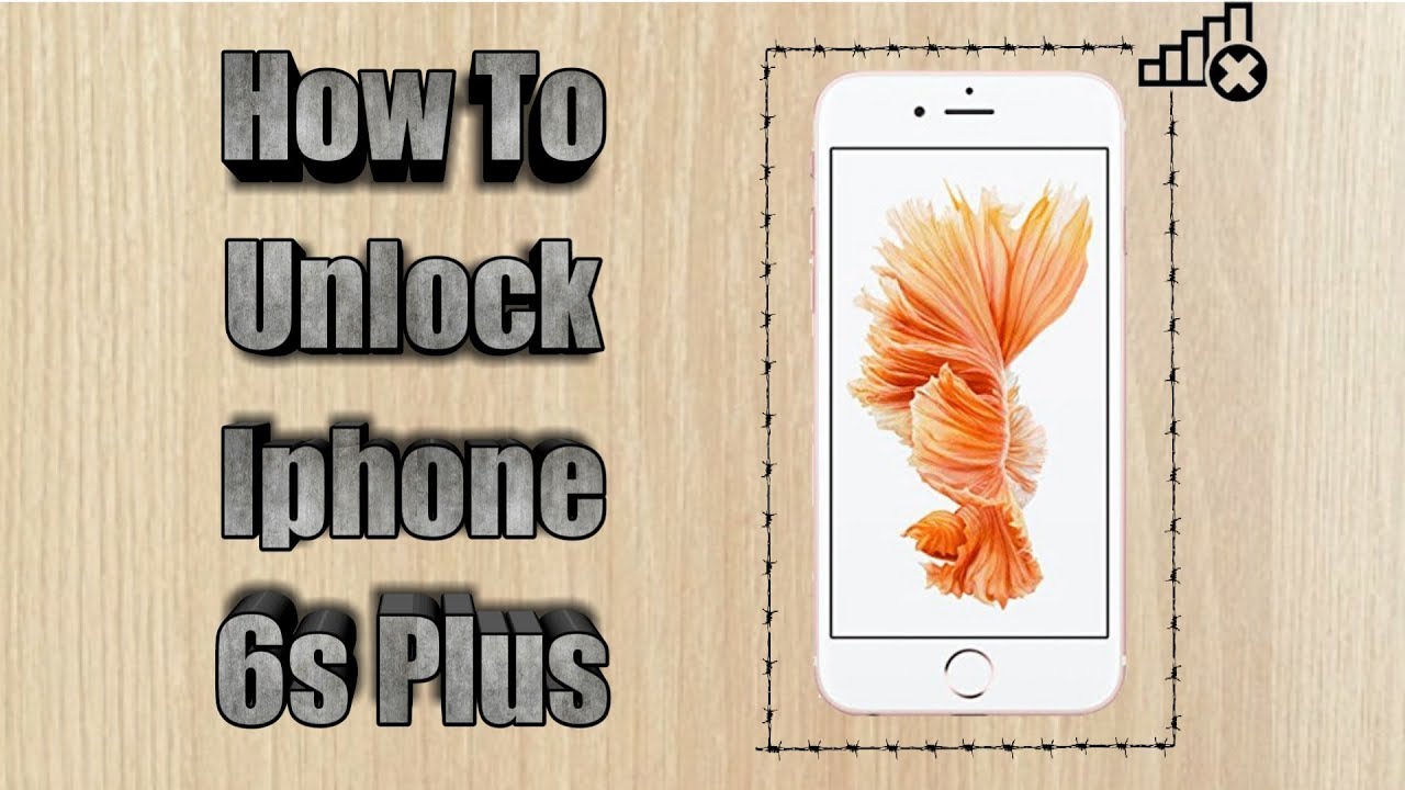 How To Factory Unlock iPhone 6s Plus IMEI Network Unlock iPhone 6s Plus CarrierFree YouTube