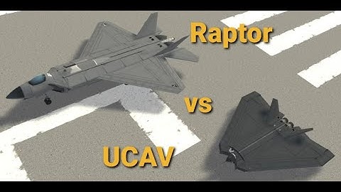 KSP combat: F-22 vs UCAV (guns only) | BD Armory | BG Robotics