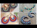 En Tarz Miyuki halka küpe modelleri/Boncuktan halka küpe modelleri (Bead hoop earring models) 💖💯