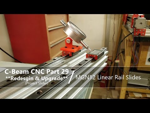 #29 Linear Sliding Rail Guide #29 / MGN12 / Dial Gauge Jig / Improving Movement / Butting Rails