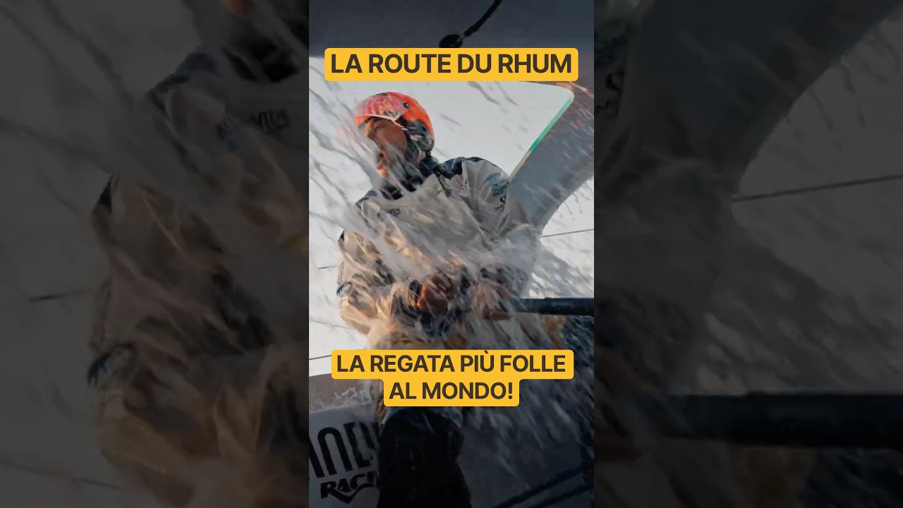 ⁣Route Du Rhum la corsa più pazza del mondo! 118 solitari attraverso l'atlantico #shorts