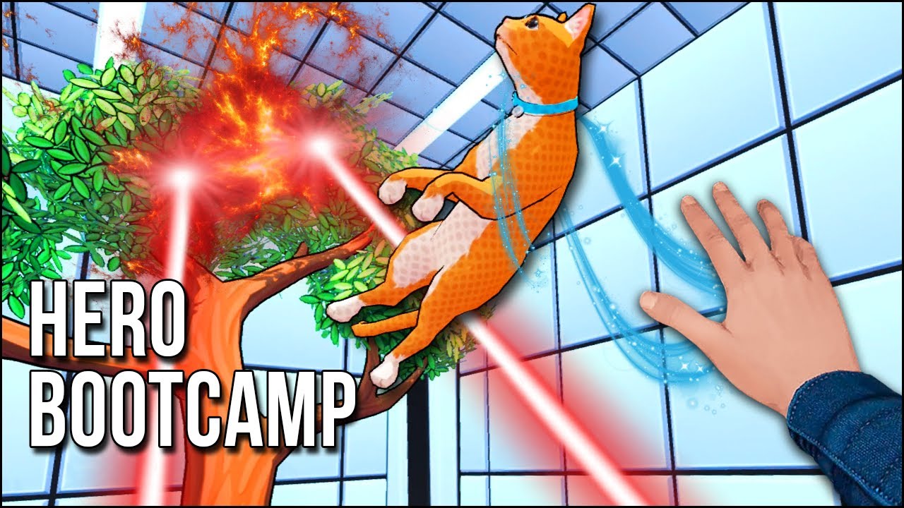 Hero Bootcamp | Blasting Lasers Out Of My Eyes To... Save A Cat?