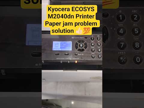 Kyocera ECOSYS M2040dn Printer paper jam problem solution 💯 #shorts