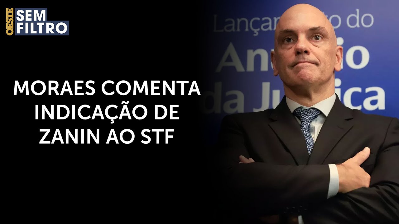 Alexandre de Moraes comenta indicação de Cristiano Zanin ao STF | #osf