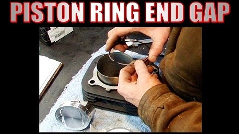 Wiseco motorcycle piston ring end gap.