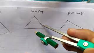 MELUKIS GARIS BAGI PADA SEGITIGA