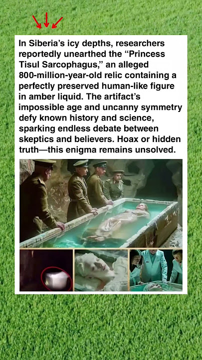 800-Million-Year-Old Princess: Siberia’s Frozen Mystery that not exist😳😳 #mystery #shorts