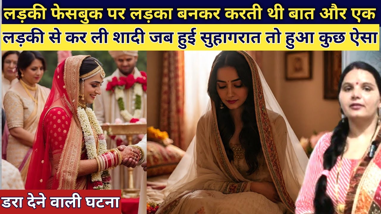 लड़की फेसबुक के जरिए लड़का बनकर बात कर रही थी और जब आई सुहागरात दोनों हो गई पागल emotional story 