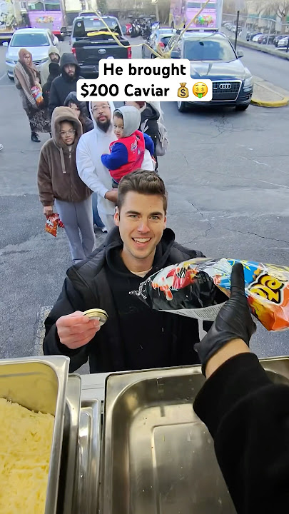 He brought $200 Caviar 💰🤑