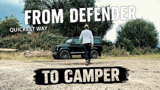 THE PERFECT SOLUTION TO TURN YOUR DEFENDER INTO A CAMPER! | THE PLY GUYS