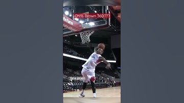Chris Brown 360 Dunk!?? #shorts