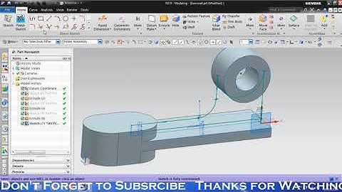 Siemens NX - Exercise 6 Tutorial