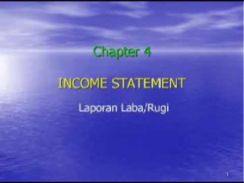 Intermediate Accounting - Income Statement (Laporan Laba Rugi)