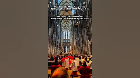 Catholics Are Talking About This Mass… Click to See Why! #catholicfaith #mass #christianshorts