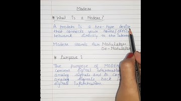 What is Modem? full Explanation | Computer Nerworking | #shorts #modem #computernetworking