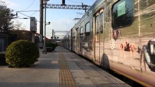 南下EMU610編組電聯車.保安站進站