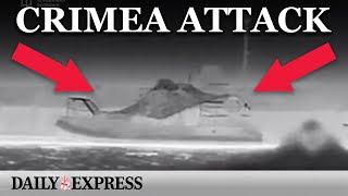 Ukraine war: Russian speedboat destroyed in drone attack in Crimea