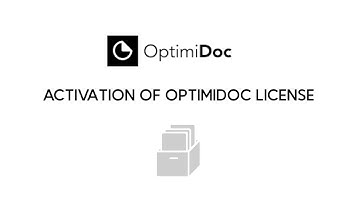 OptimiDoc Server - Offline activation