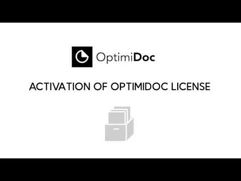 OptimiDoc Server - Offline activation